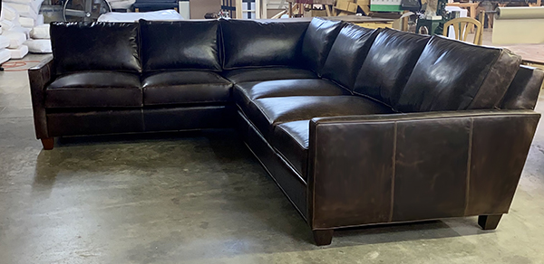 Madison Slim-Arm Sectional Side View